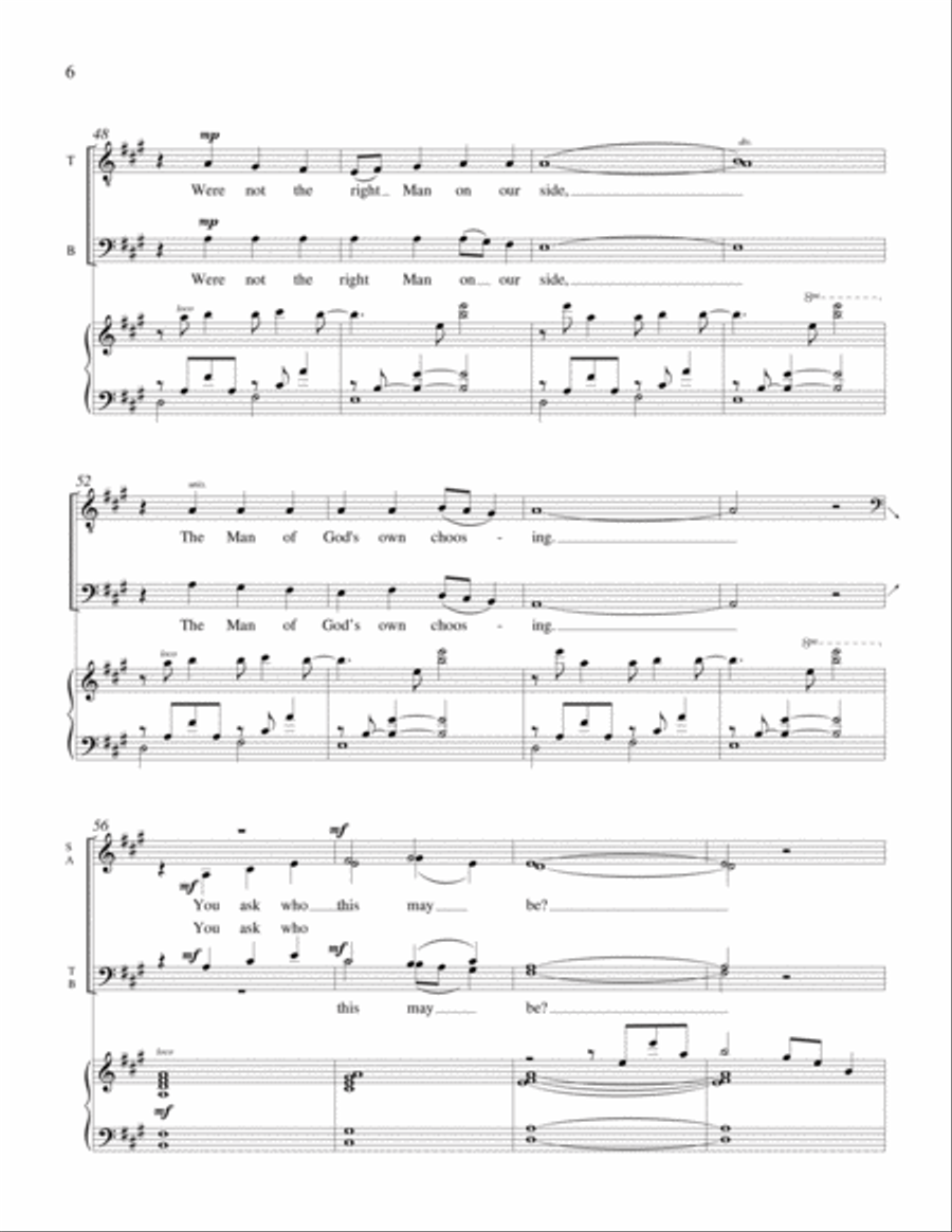 A Mighty Fortress Is Our God (Downloadable Optional Piano Solo Accompaniment) Reformation scores gallery preview page 6