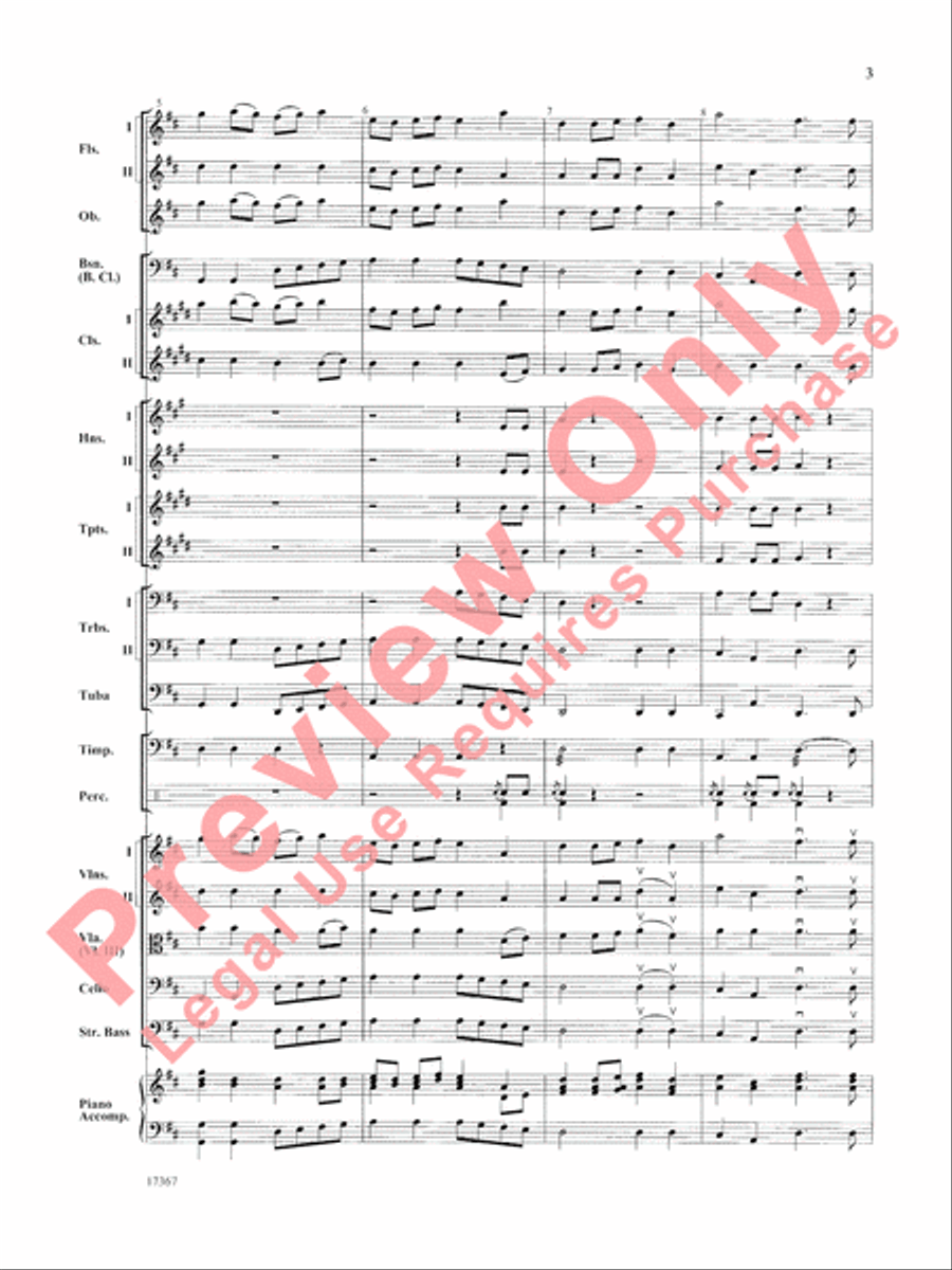 March Prelude Full Orchestra scores gallery preview page 4