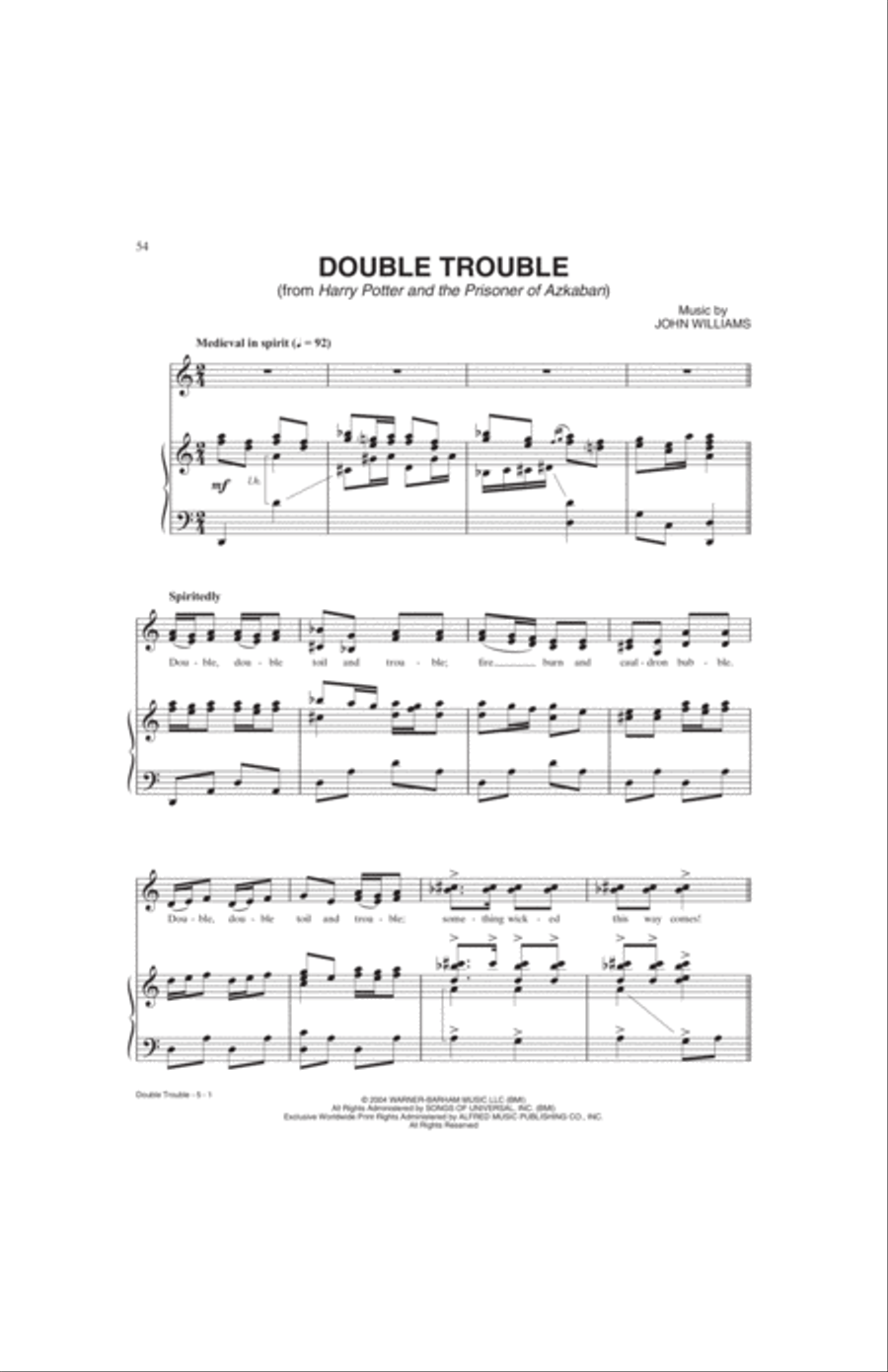 Harry Potter -- Sheet Music from the Complete Film Series Piano Solo scores gallery preview page 5