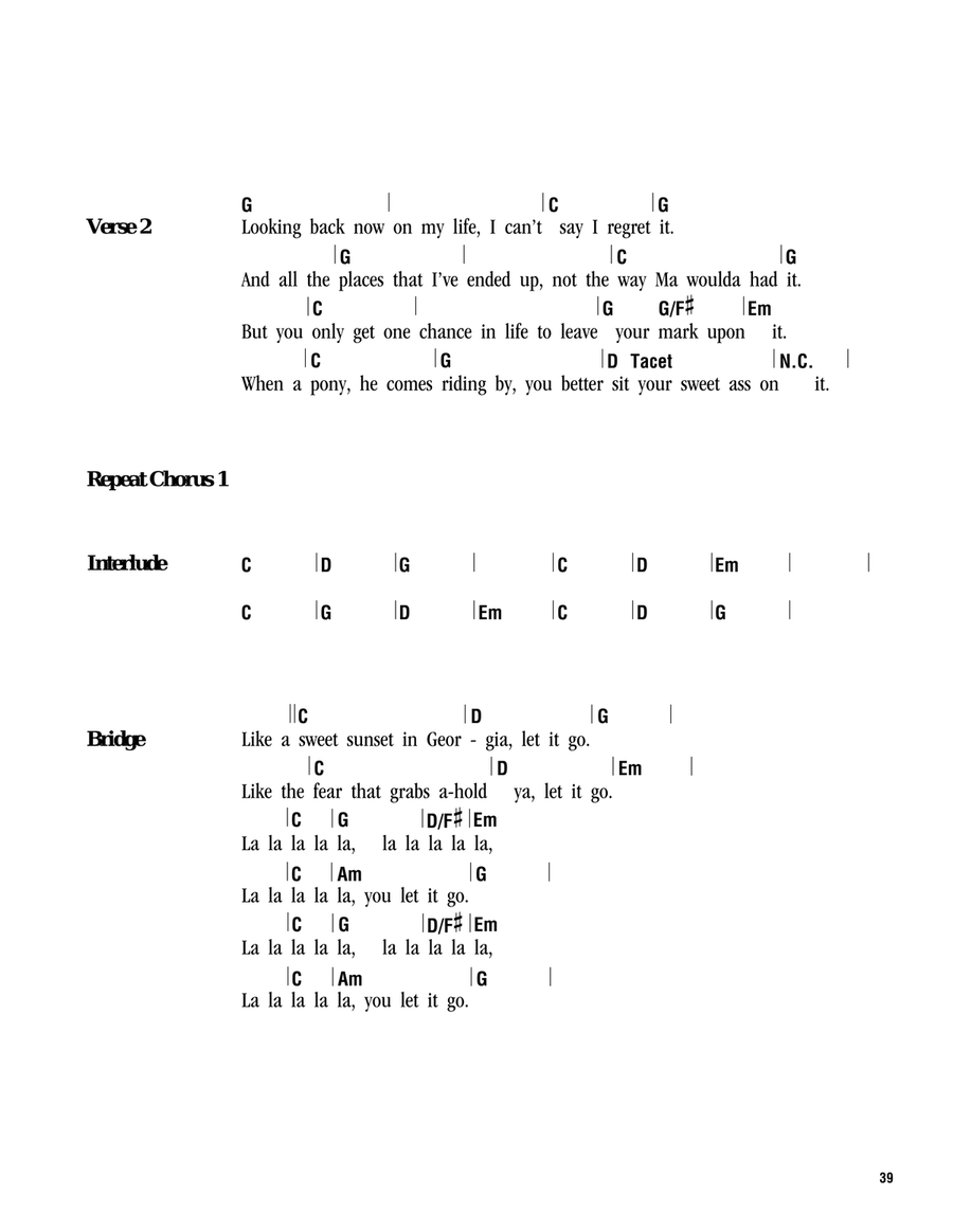 Let It Go Acoustic Guitar scores gallery preview page 2