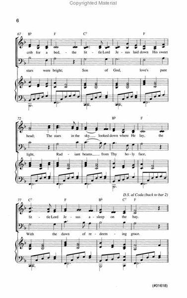 A Silent Holy Night - SATB image number null