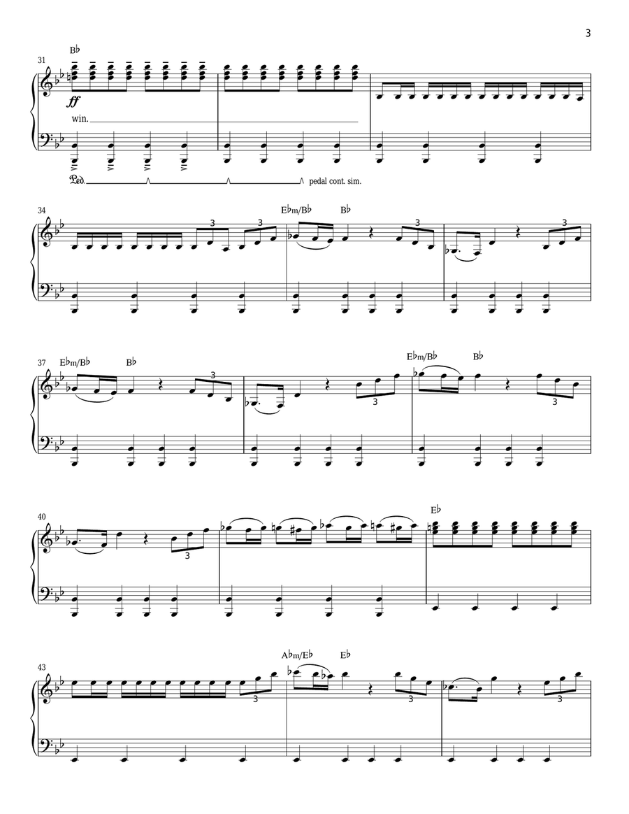 Survival Survival Easy Piano scores gallery preview page 3