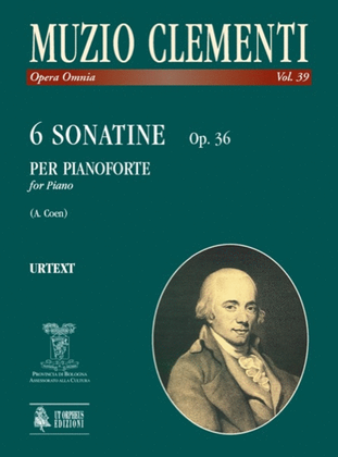 Book cover for 6 Sonatinas Op. 36 for Piano