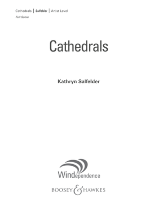 Book cover for Cathedrals - Conductor Score (Full Score)
