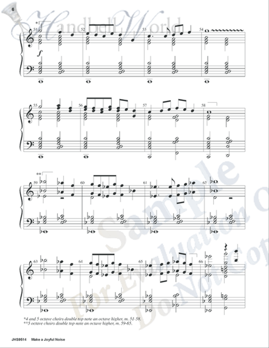 Make a Joyful Noise 5-Octaves scores gallery preview page 5