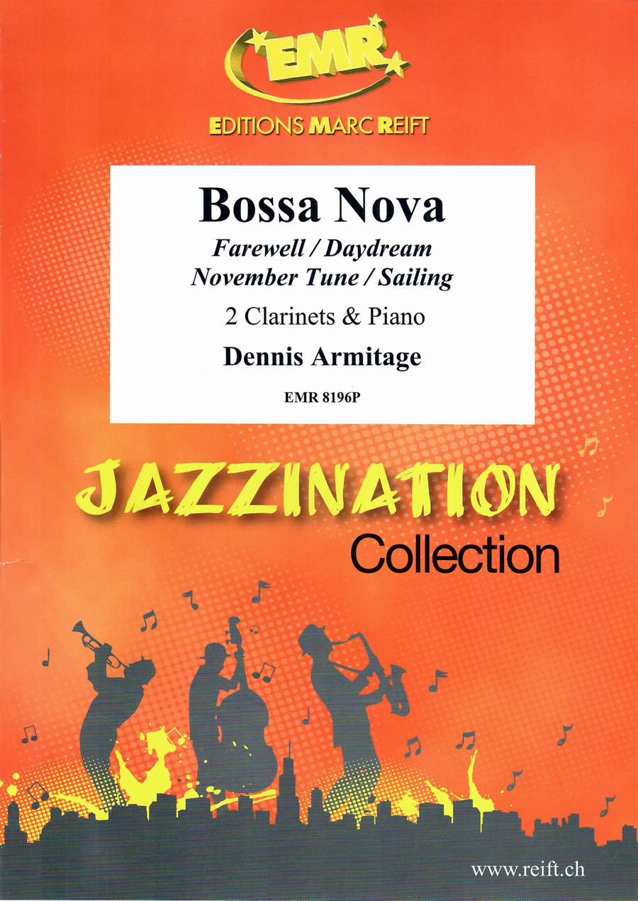 Bossa Nova Clarinet Duet scores gallery preview page 1