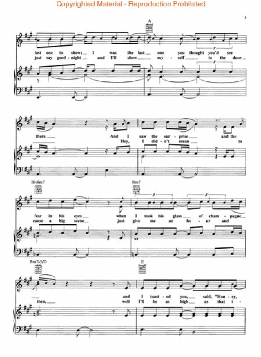 Friends in Low Places Friends in Low Places Piano, Vocal, Guitar scores gallery preview page 3