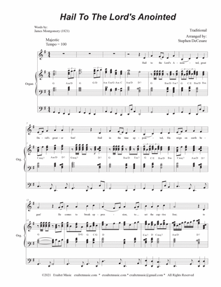 Hail To The Lord's Anointed (Unison choir) - Organ accompaniment)