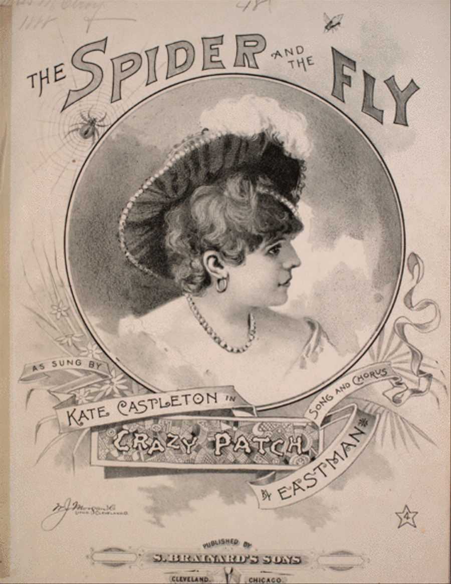 The Spider and the Fly. Song and Chorus Choir scores gallery preview page 1