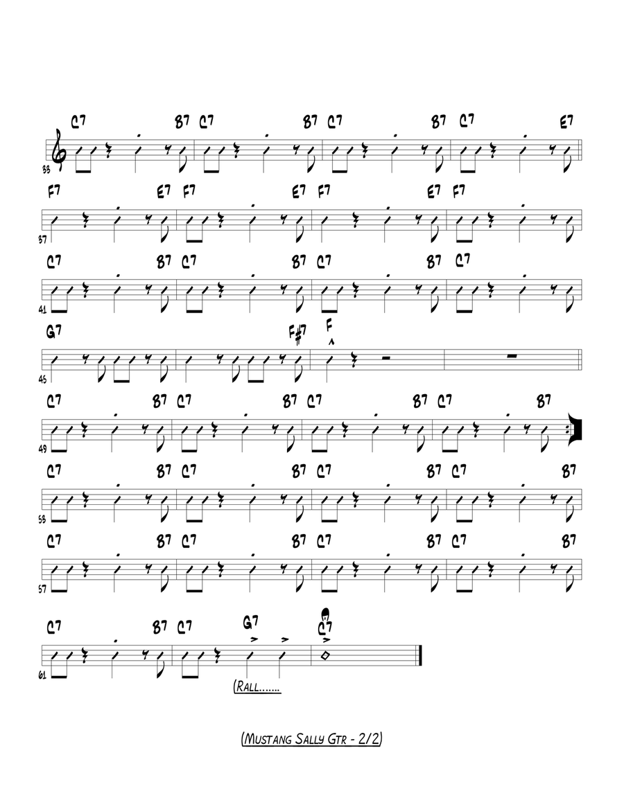 Mustang Sally Jazz Ensemble scores gallery preview page 3