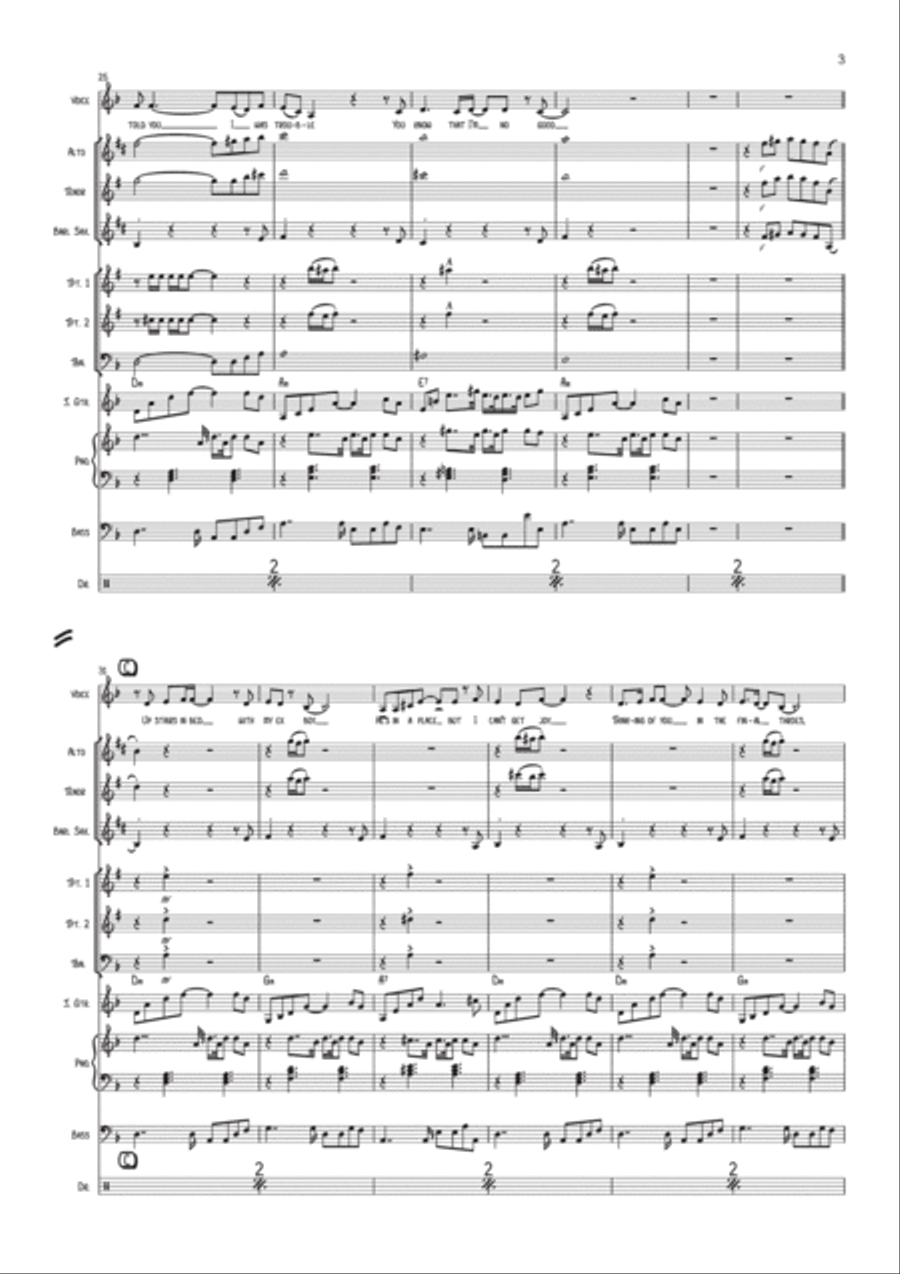 You Know I'm No Good You Know I'm No Good Jazz Ensemble scores gallery preview page 4