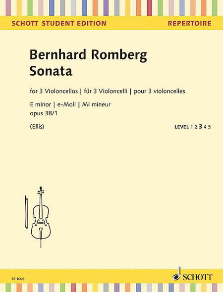 Sonata E minor op. 38/1