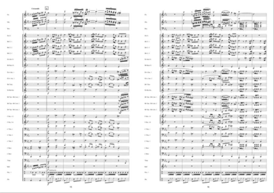 Hijo De La Luna Hijo De La Luna Concert Band scores gallery preview page 9