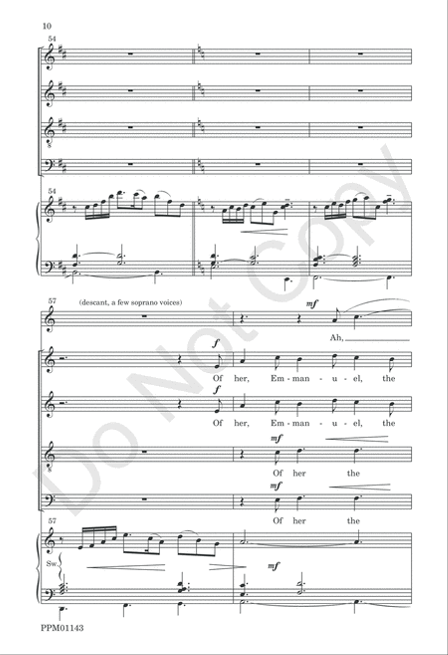 Gabriel's Message 4-Part scores gallery preview page 11