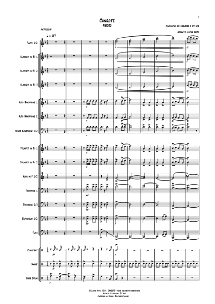 Cangote Cangote Concert Band scores gallery preview page 3