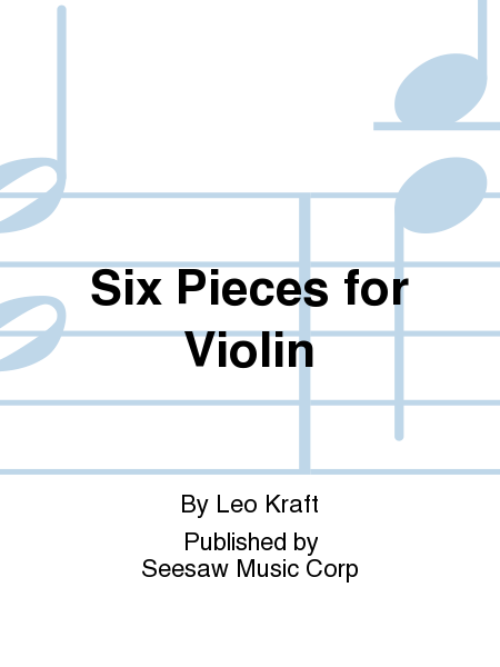 Six Pieces for Violin