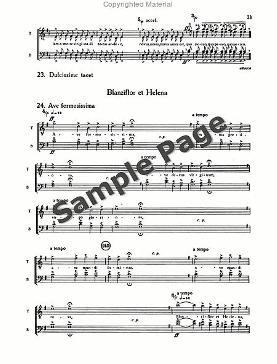 Carmina Burana Children's Choir scores gallery preview page 26