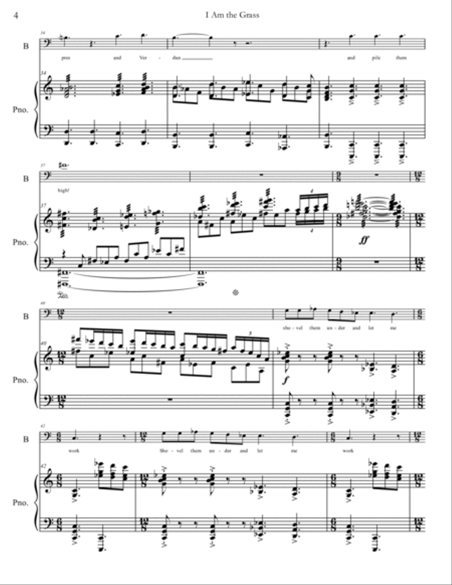 I Am the Grass Voice scores gallery preview page 4