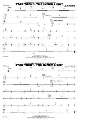 Book cover for Star Trek - The Inner Light - Cymbals