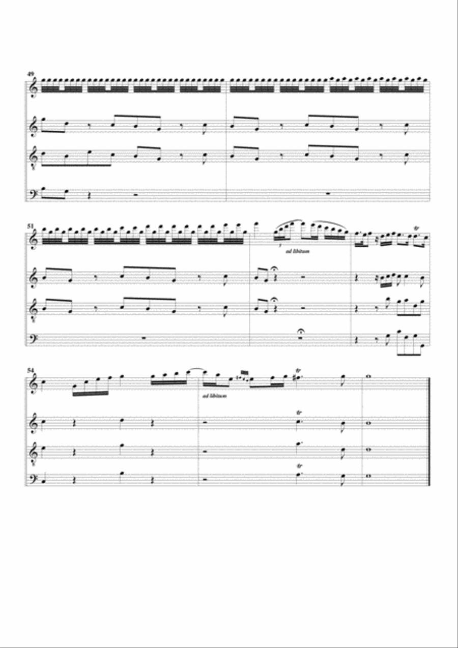 Concerto grosso, Op.6, no.11 (arrangement for 4 recorders) Recorder scores gallery preview page 6