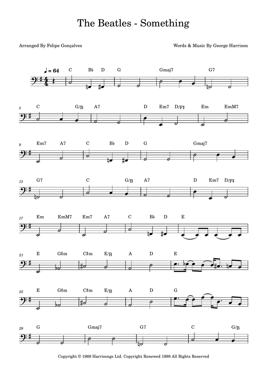 Something Something Acoustic Guitar scores gallery preview page 1