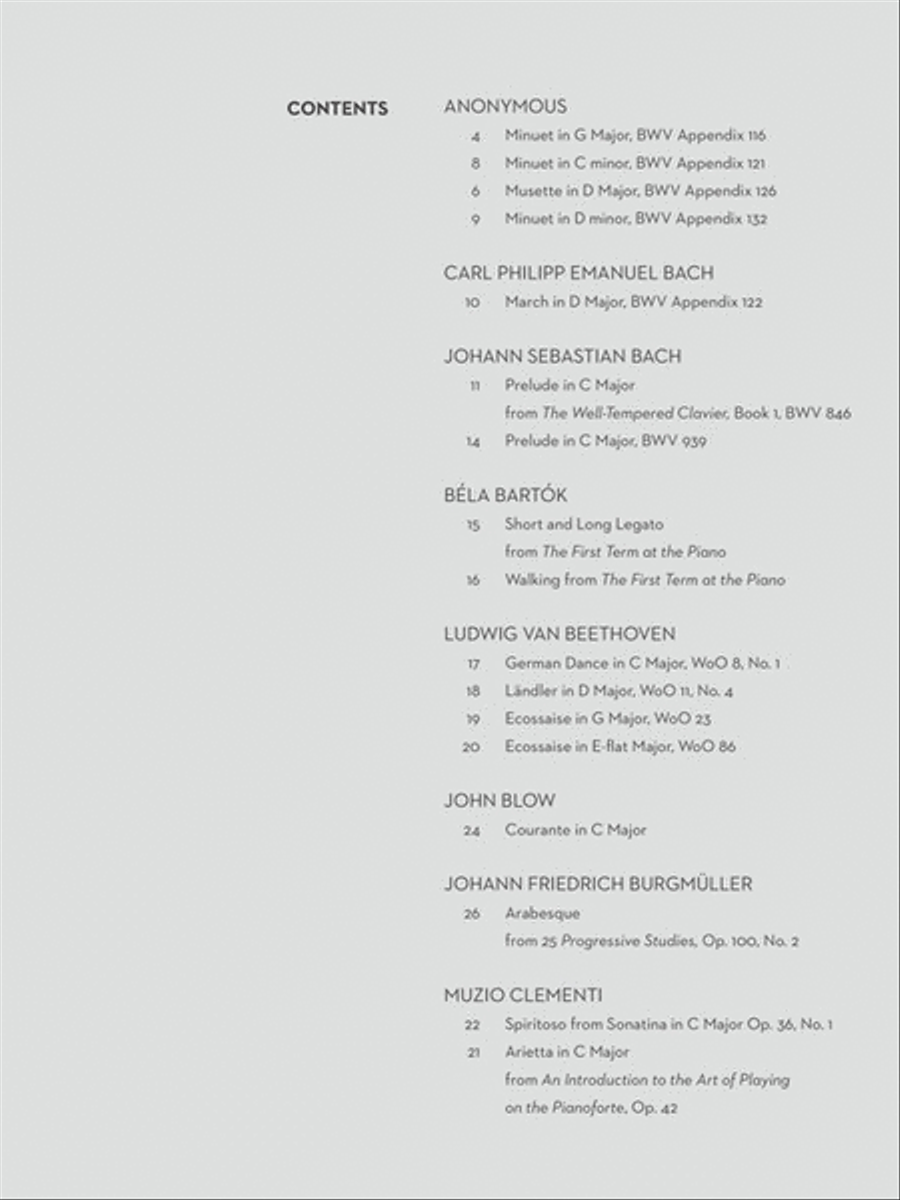 Simple Classical Piano Pieces Easy Piano scores gallery preview page 2
