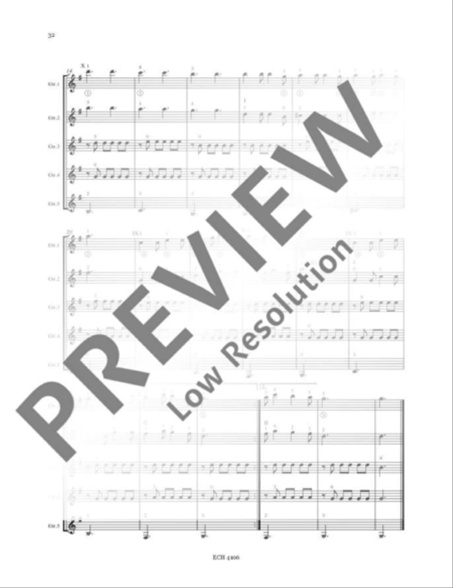 Donde está San Nicolas Guitar Ensemble scores gallery preview page 3