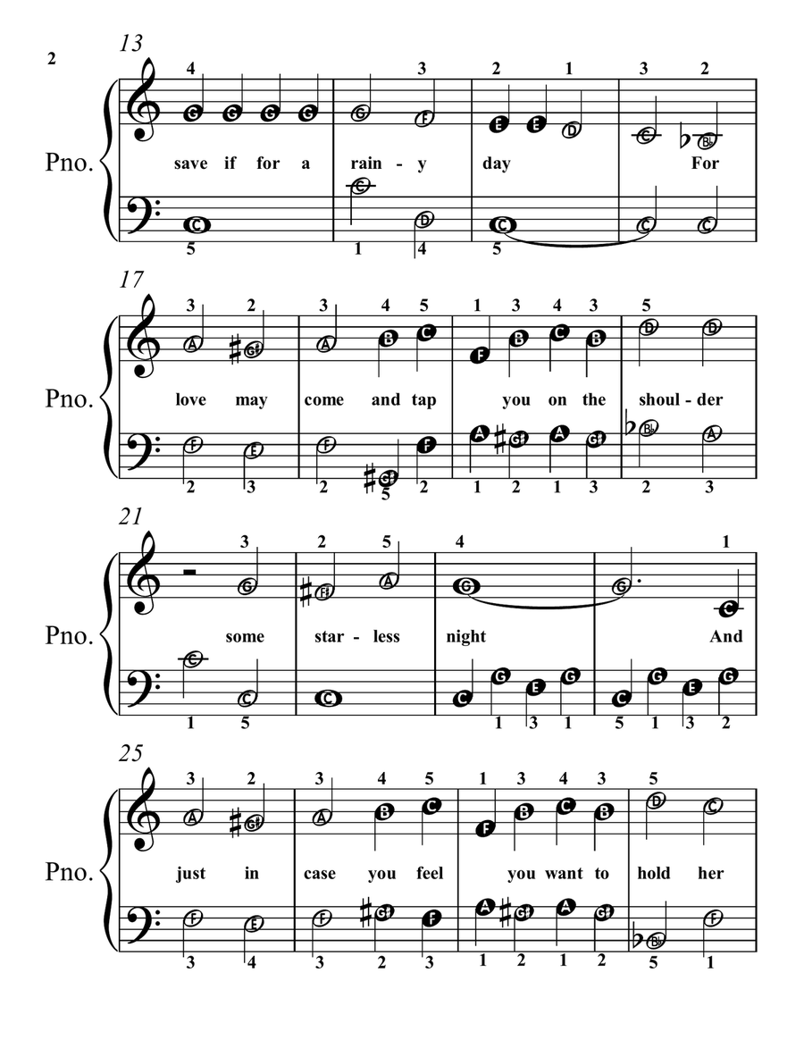 Catch A Falling Star Piano Method scores gallery preview page 2
