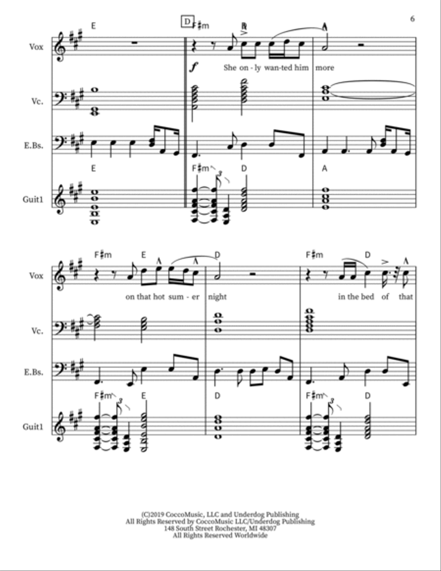 First Time Feeling Voice scores gallery preview page 6