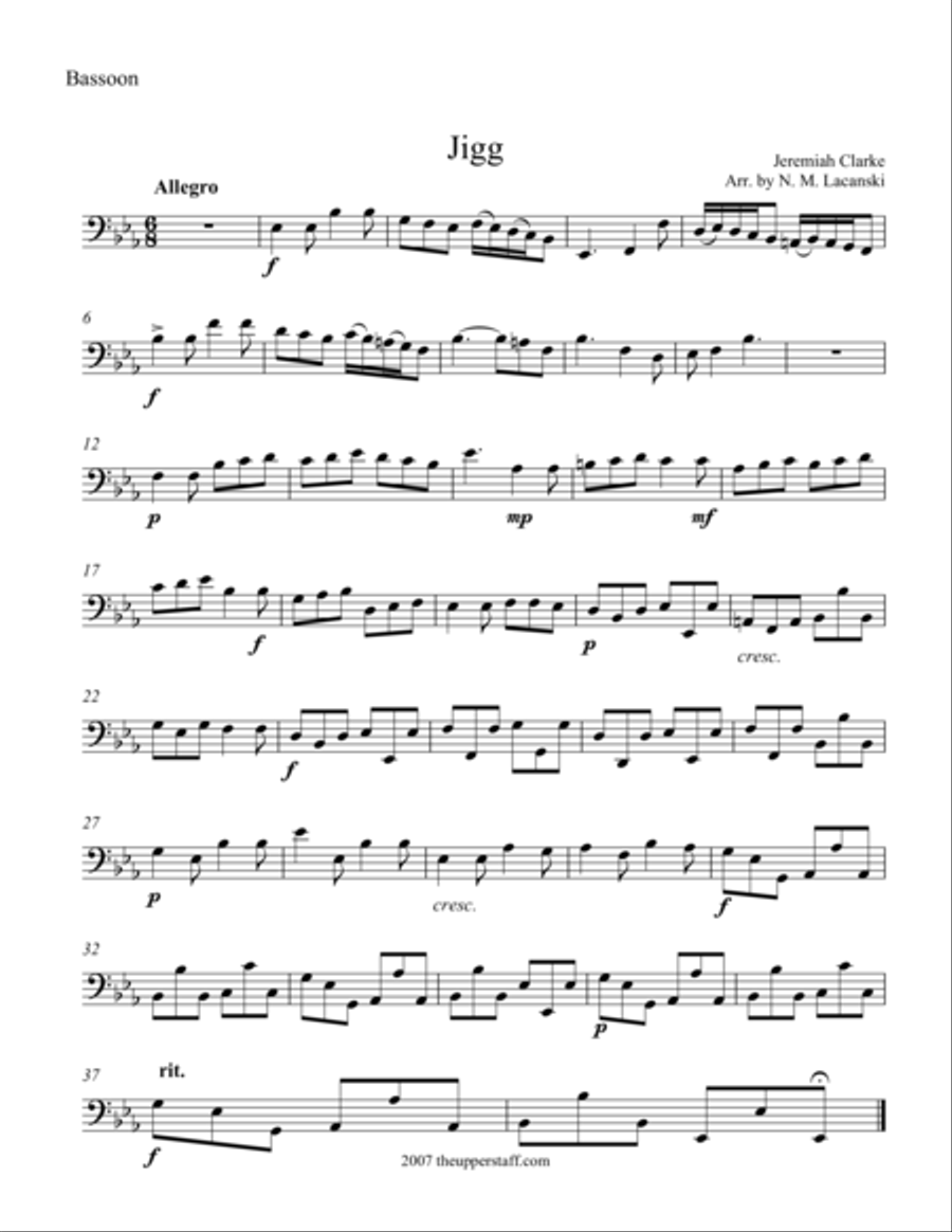 Jigg Woodwind Duet scores gallery preview page 1