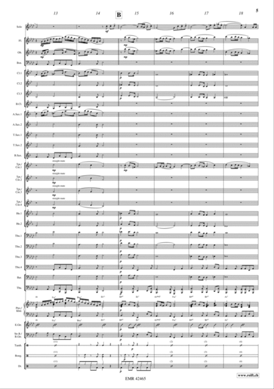 Love Begins Again Love Begins Again Concert Band scores gallery preview page 7