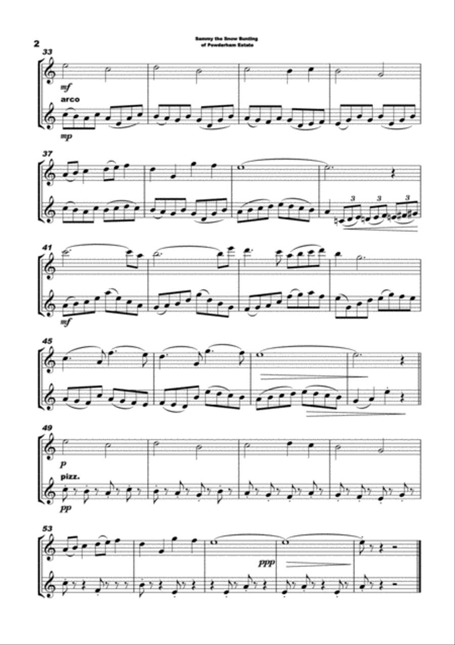 6 Concert Duets for Violin in a Classical Style String Duet scores gallery preview page 2