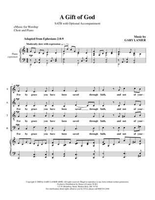 A GIFT (SATB Choir and Optional Piano with SATB Part)