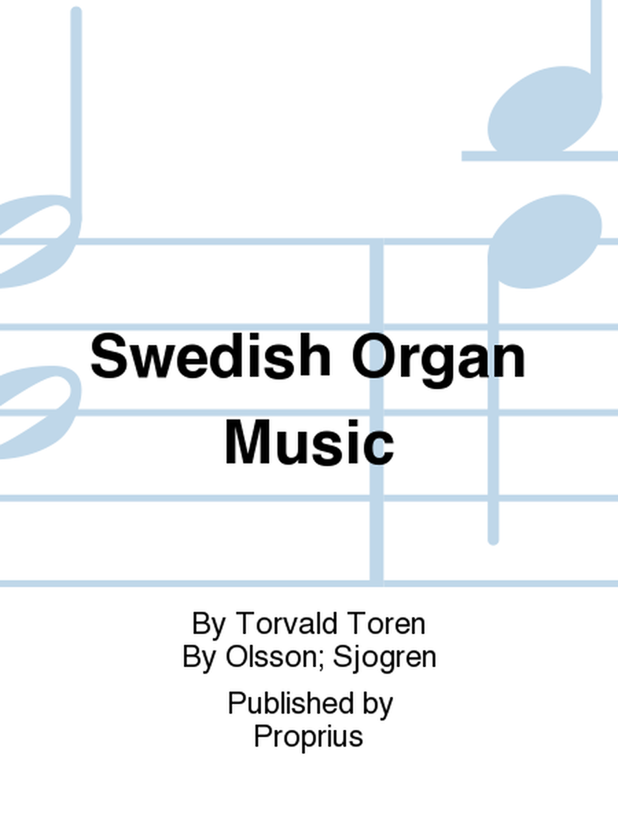 Swedish Organ Music