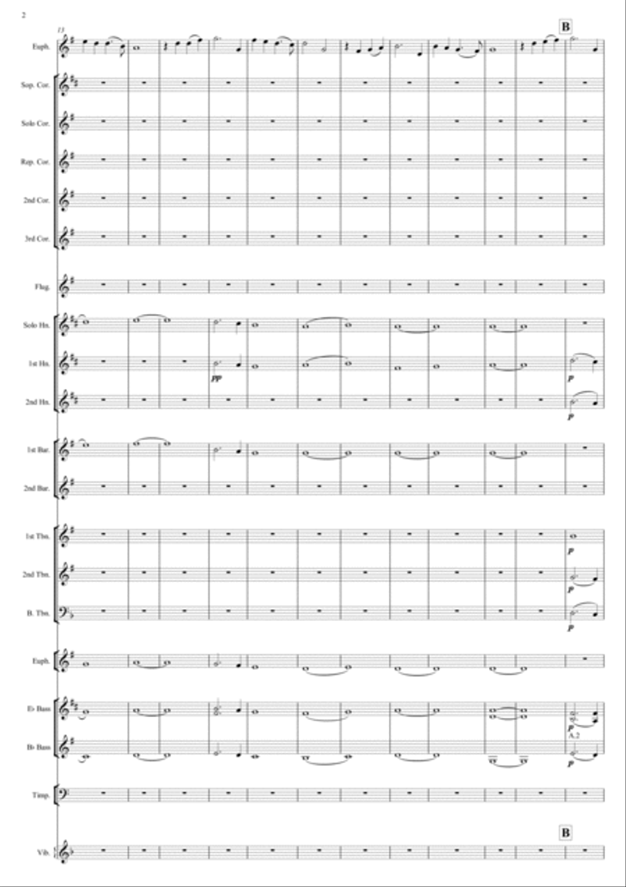 You Raise Me Up Brass Band scores gallery preview page 2