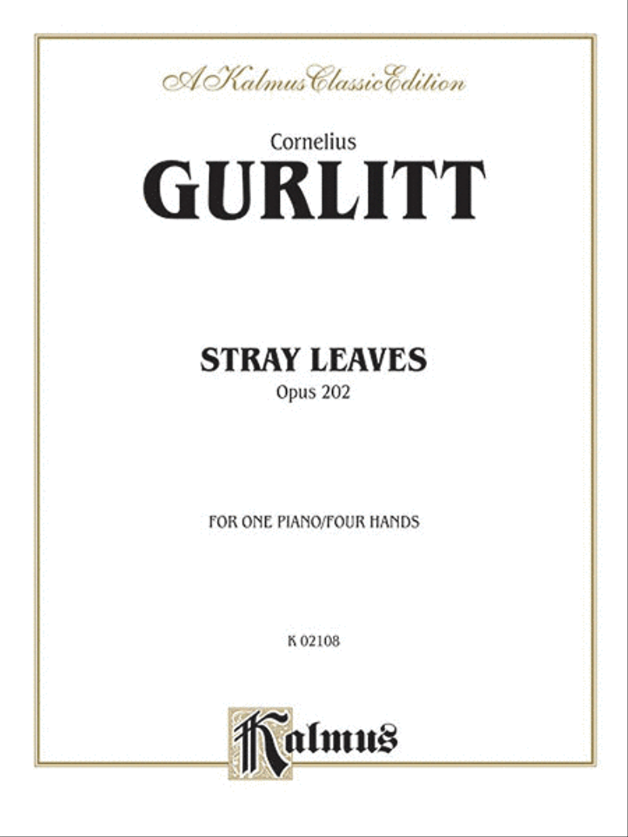 Stray Leaves, Op. 202 Stray Leaves, Op. 202 Small Ensemble scores gallery preview page 1