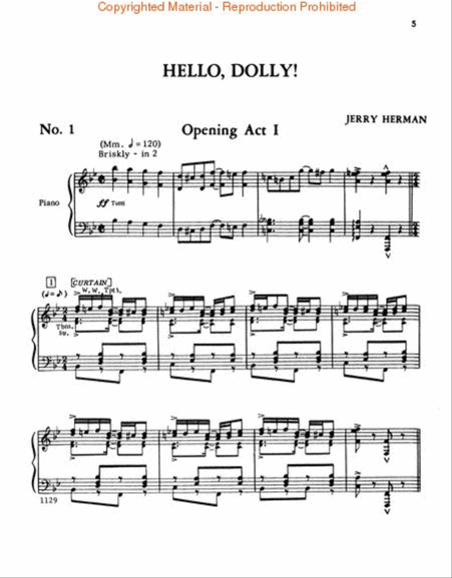 Hello, Dolly! Voice scores gallery preview page 3