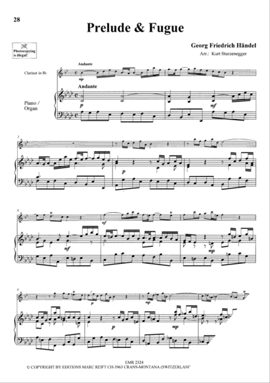 Baroque Masterpieces Baroque Masterpieces Clarinet Solo scores gallery preview page 9