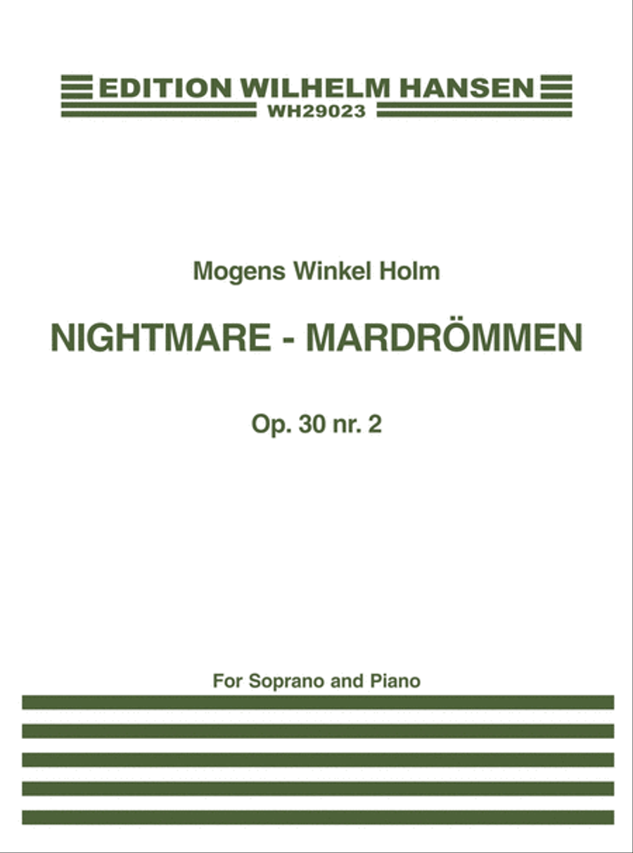 Nightmare Op. 30 No. 2 Soprano Voice scores gallery preview page 1