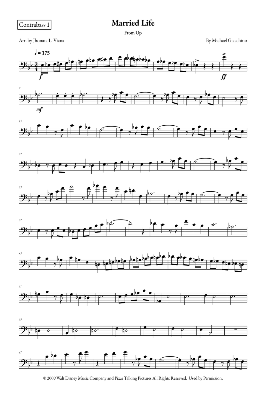 Married Life String Duet scores gallery preview page 5