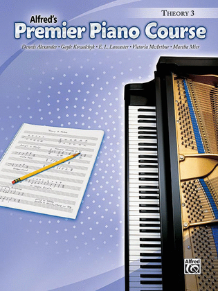 Book cover for Premier Piano Course Theory, Book 3