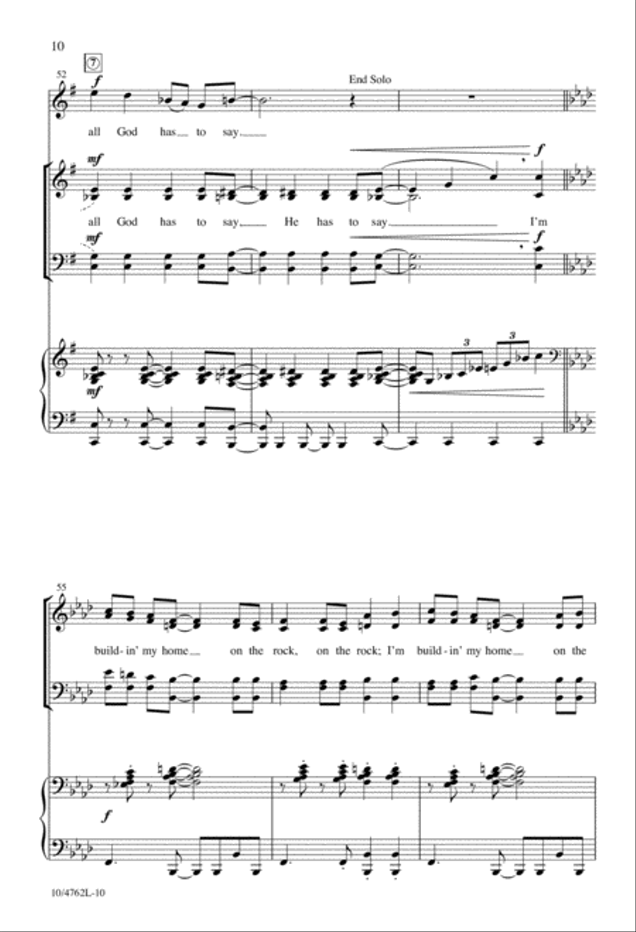 Home on the Rock 4-Part scores gallery preview page 10