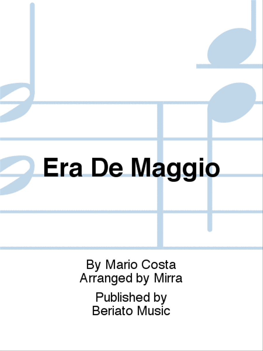 Era De Maggio Voice scores gallery preview page 1