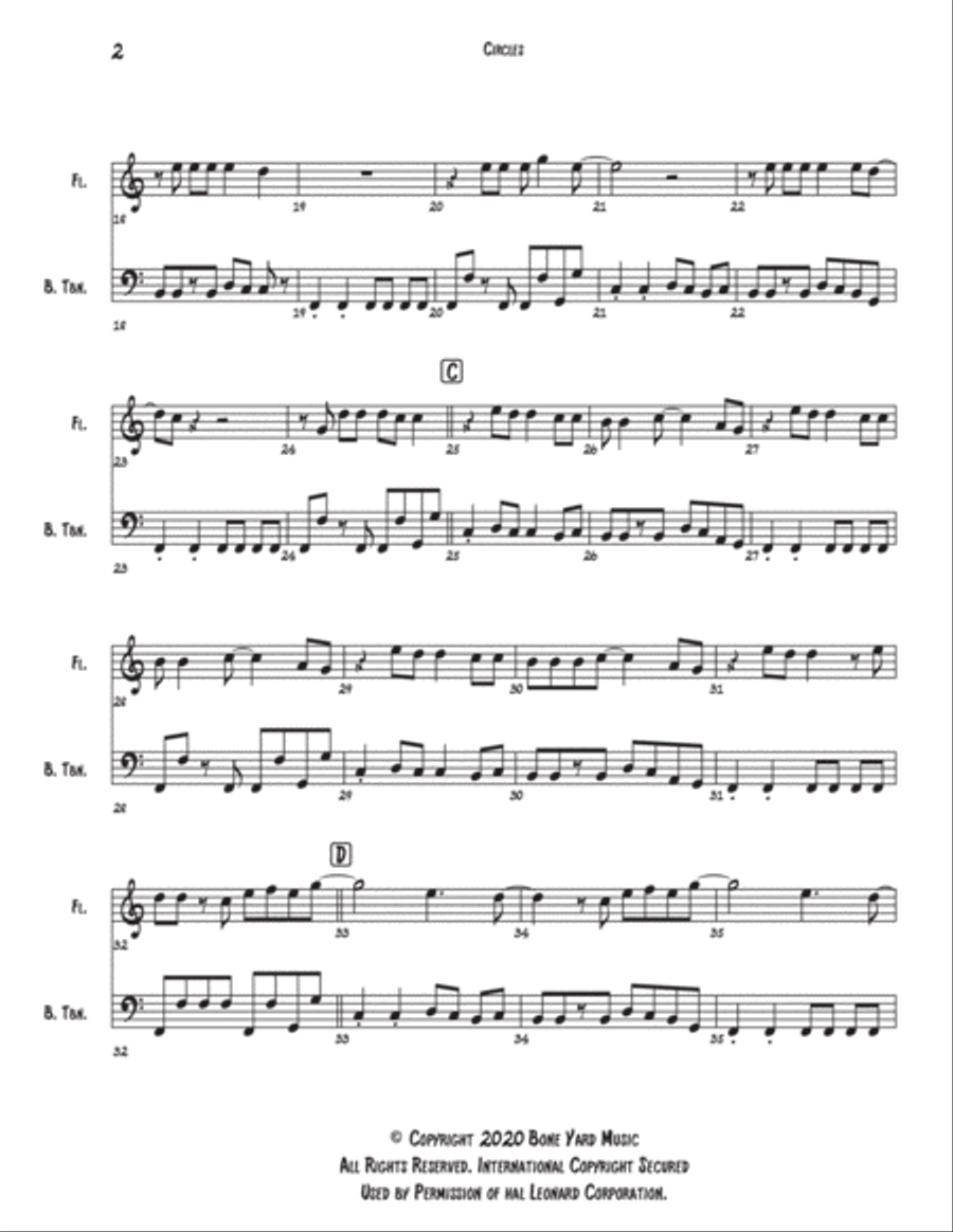Circles Flute scores gallery preview page 2