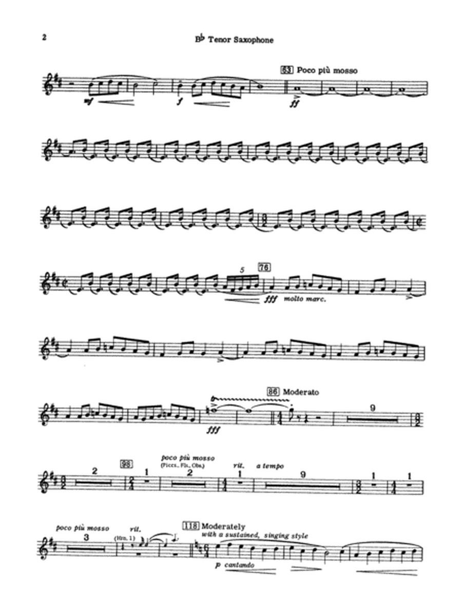 Russian Christmas Music: B-flat Tenor Saxophone