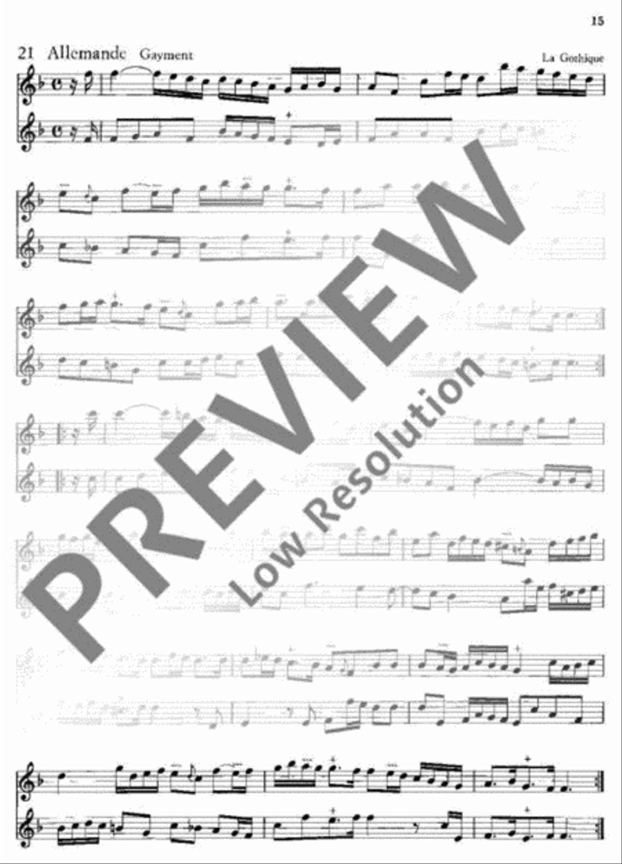 55 Easy Pieces Flute Duet scores gallery preview page 16