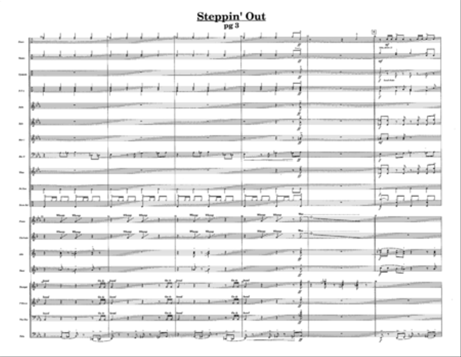 Steppin' Out w/Tutor Tracks Pep Band scores gallery preview page 5
