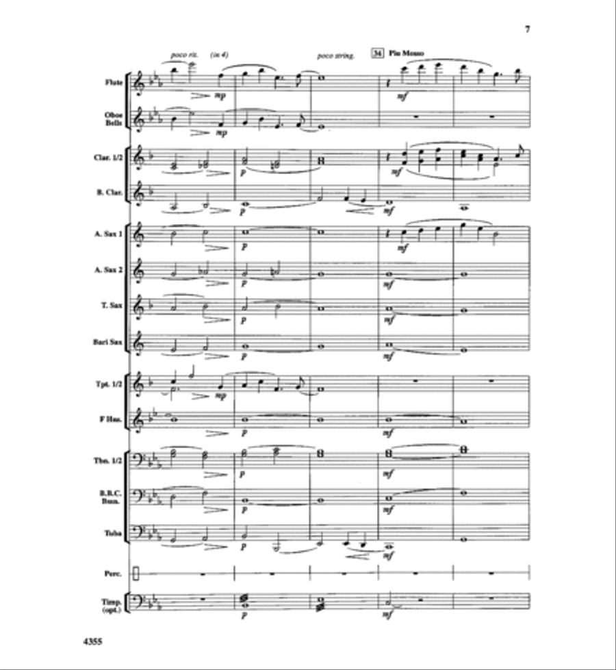 In the Shining of the Stars Concert Band scores gallery preview page 8