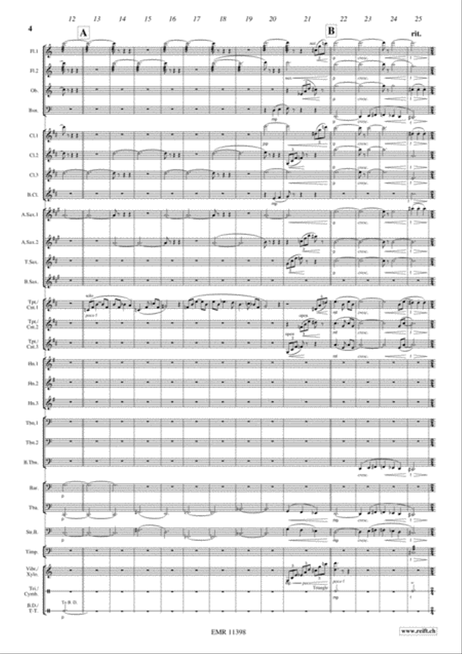 Alien Alien Concert Band scores gallery preview page 5