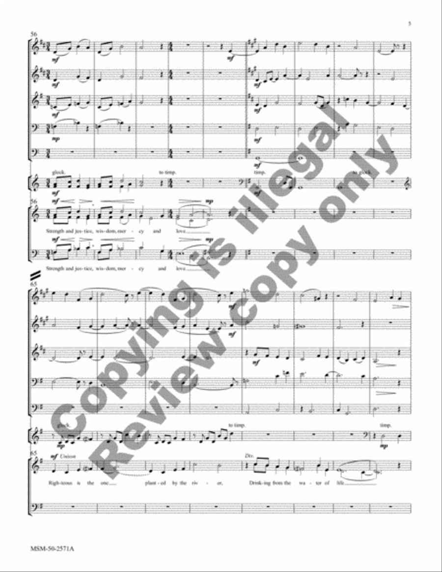 The House of David (Brass Score) Choir scores gallery preview page 13